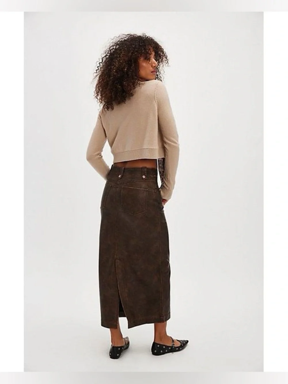 Free people Astoria Vegan Maxi Skirt